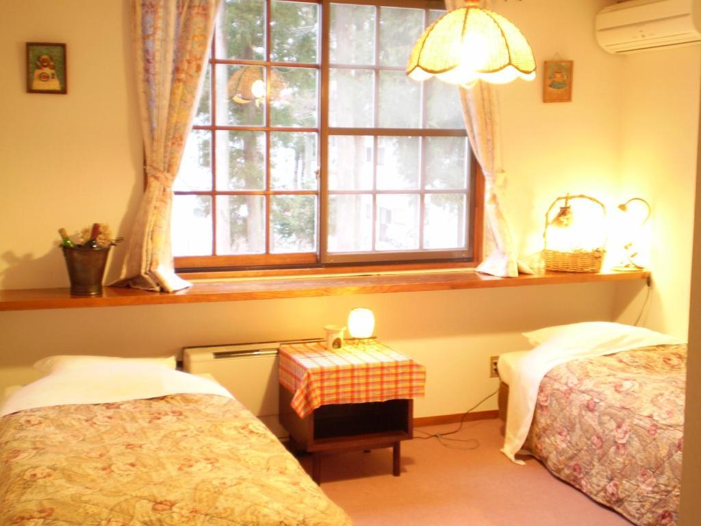ペンション ちゃうちゃう Bed & Breakfast Hakuba Rom bilde